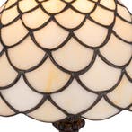 Tiffany tafellamp – Geschubd Glasdesign – Ø 20 × H 35,5 cm, Huis en Inrichting, Verzenden, Nieuw