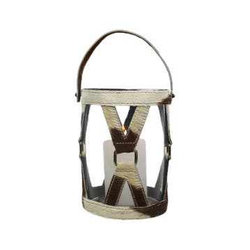 *windlicht koe hengsel bruin/wit 20cm*, Verzenden, Nieuw
