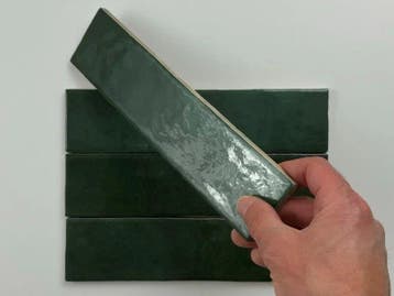 Wandtegel Groen 6x24,6cm (Muurtegels, Afbouwmaterialen), Nieuw, 20 tot 40 cm, 10 m² of meer, Wandtegels