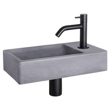 Differnz Force fonteinset beton donkergrijs - kraan gebogen, Verzenden, Nieuw