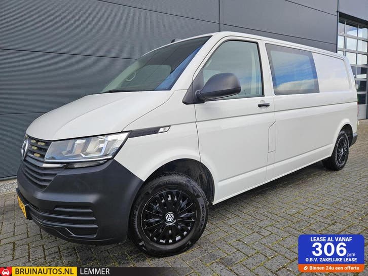 Volkswagen Transporter  | Financial Lease voor 308 p/mnd, Auto's, Volkswagen, Lease, Handgeschakeld, Overige carrosserieën, Wit