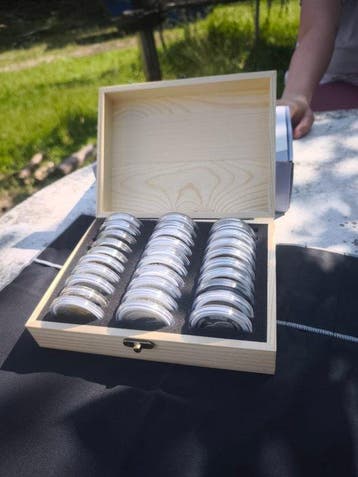 Wereld. Collection of 14 silver coins