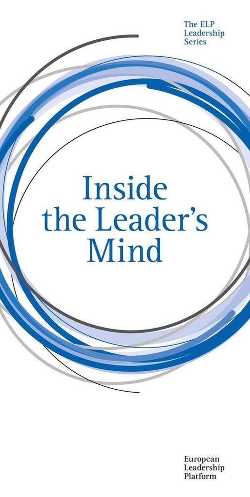 Inside the leaders mind / ELP Leadership Series / 2, Boeken, Taal | Engels, Zo goed als nieuw, Verzenden