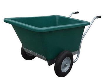 Tweewielige kruiwagen 255 ltr met vaste bak, Ophalen of Verzenden