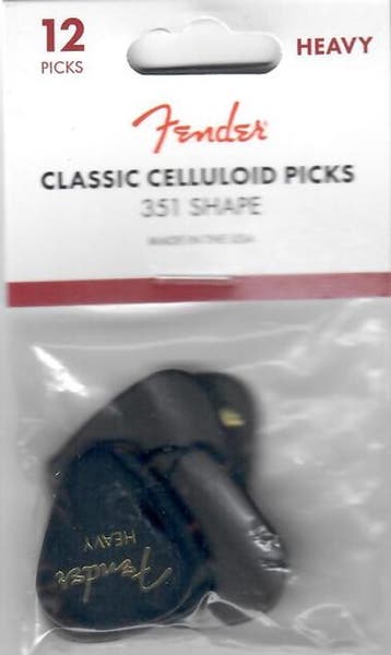 Fender Celluloid 351 plectrum Heavy 12-pack, Muziek en Instrumenten, Instrumenten | Toebehoren, Ophalen of Verzenden, Nieuw, Elektrische gitaar