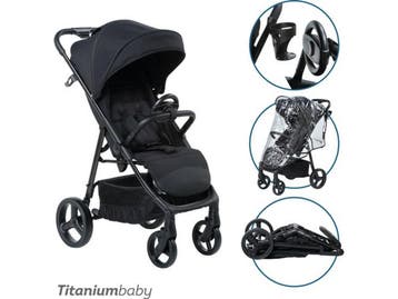 Titaniumbaby Elite XL - Buggy - Verstelbare rugleuning en, Verzenden, Zo goed als nieuw