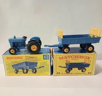 Matchbox - Model grondwerkmachine (2) - Ford Tractor (39), Nieuw