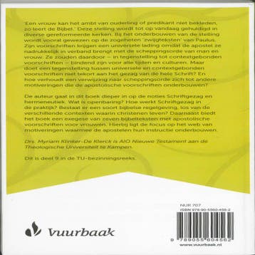 Als vrouwen het Woord doen / TU-bezinningsreeks / 9, Verzenden, Gelezen, Myriam Klinker-De Klerck