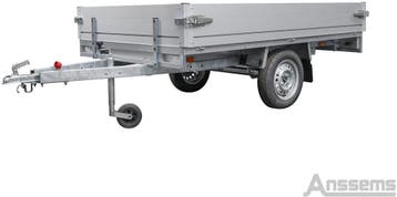 Anssems Plateauwagen PLTT 750kg 251×150, Auto diversen, Ophalen of Verzenden, Nieuw