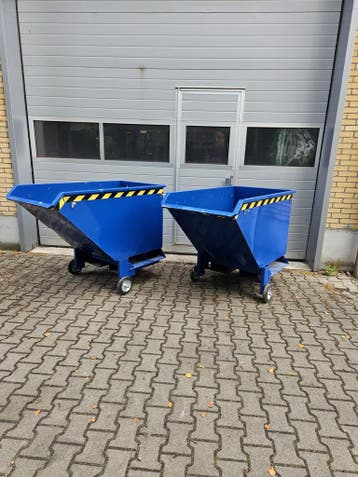 Kiepbak kantelbak spanenbak heftruck 600 liter, Voorzetapparatuur