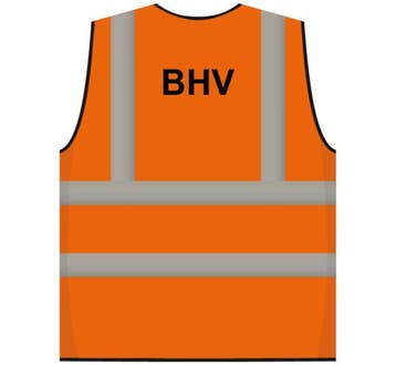 RWS veiligheidsvest BHV oranje, Verzenden, Nieuw
