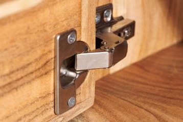 TV-bord MYSTIC LIVING 160cm hangend acaciahout - 47770, Ophalen of Verzenden, Nieuw