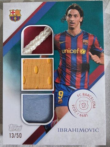 2024/25 Topps 125-Year Barcelona Anniversary Zlatan, Nieuw