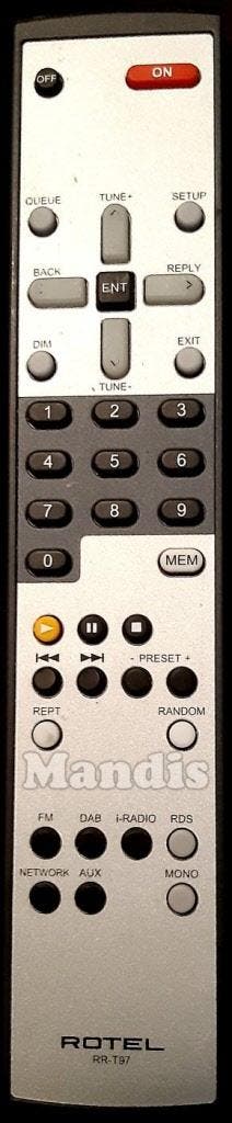 Afstandsbediening Rotel rr-t97, Ophalen of Verzenden, Nieuw, Origineel