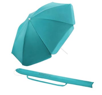 Parasol Crete Turquoise 200cm UV-bescherming 50+ Kantelfu..., Verzenden, Nieuw