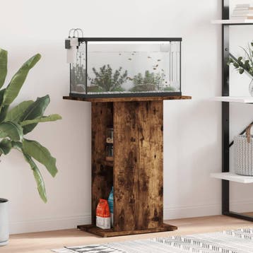 vidaXL Aquariumstandaard 60,5x36x72,5 cm bewerkt hout, Verzenden, Nieuw