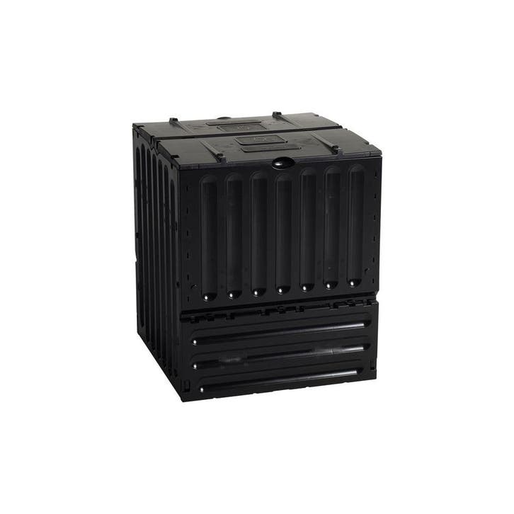 Practo Garden Eco-King 600L tuincomposter - zwart, Tuin en Terras, Aarde en Mest, Verzenden