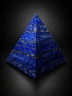 Massieve lapis lazuli piramide-snijwerk – Natuurlijke
