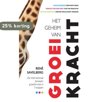 Het geheim van groeikracht 9789461260833 Rene Savelberg, Boeken, Verzenden, Zo goed als nieuw, Rene Savelberg