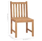 Nieuwe 6 Teakhouten Tuinstoelen met Kussens – Weerbestendige, Tuin en Terras, Tuinstoelen, Verzenden, Nieuw