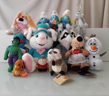 Themacollectie - (14) Knuffel - Trudi, Mattel, Sambro, altri