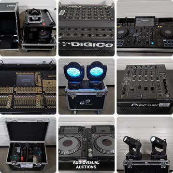 Licht, Geluid en Rigging veiling sluit op Ma 22/06 vanaf 19u, Gebruikt, Flightcase
