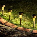 Solar Tuinlamp LED –Waterdichte RVS Buitenlamp voor Tuin en, Verzenden, Nieuw