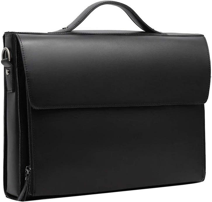 Aktetas Heren | Vintage Leer | Tweedekansje | OP=OP, Computers en Software, Laptoptassen, 16 inch, Nieuw, Aktetas, Ophalen of Verzenden