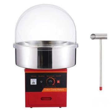 Suikerspinmachine huren – incl. 50 porties – €50 p/dag, Zo goed als nieuw