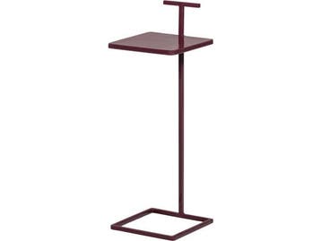 Veiling - Woood Toste Bijzettafel Metaal - Aubergine, Huis en Inrichting, Nieuw