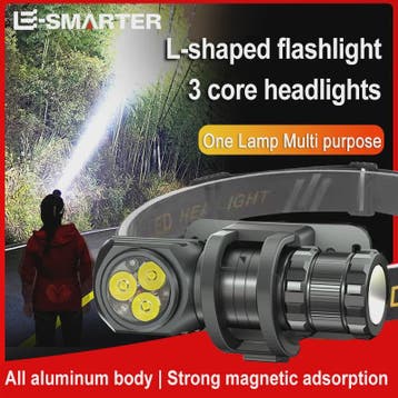 Krachtige Oplaadbare 3000LM LED Hoofdlamp - Waterdicht & Mul, Verzenden, Nieuw