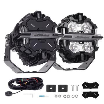 5 LED Auxiliary Lights 21360LM Spot+Side Light 270° Alumi.., Verzenden, Nieuw, Universele onderdelen