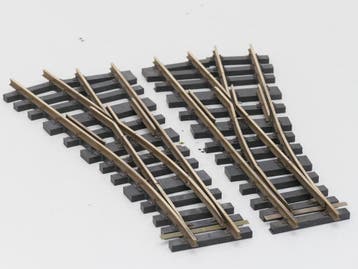 THIEL Alte Variante, Weiche 15° Set Messing links & Rechts, Ophalen of Verzenden, Gebruikt, Rails, Analoog