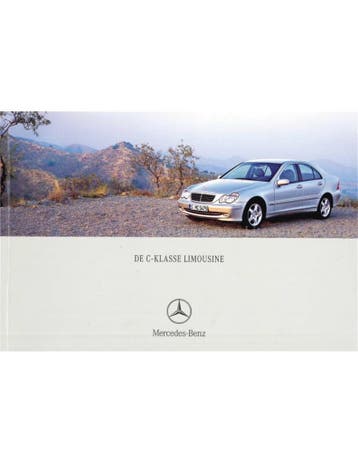 2002 MERCEDES BENZ C KLASSE SEDAN BROCHURE NEDERLANDS, Nieuw, Author