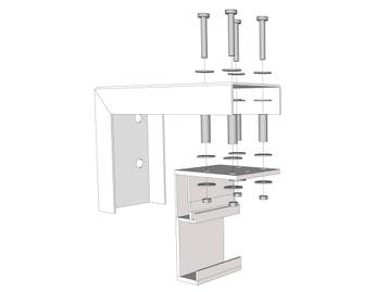 iVisions QuickInstall Wand Afstand Beugel (set van 2 stuks), Overige technologieën, Nieuw, Ophalen of Verzenden, Overige resoluties