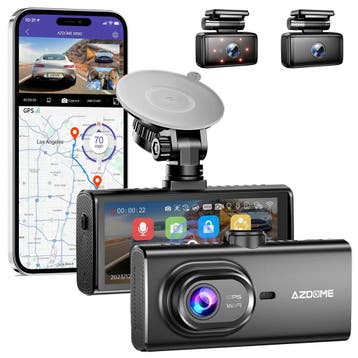 AZDome M560 3CH 4K Wifi GPS 128gb dashcam, Auto diversen, Auto-accessoires, Ophalen of Verzenden, Nieuw