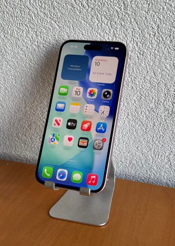 Apple iPhone 15 Plus 128GB Roze / Garantie / Nette staat, Telecommunicatie, 128 GB, Refurbished, Ophalen of Verzenden, Zonder abonnement
