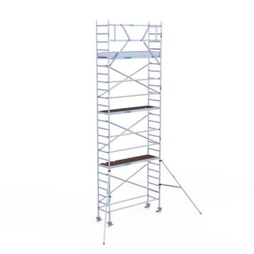 Rolsteiger Original 75x250 8,2m werkhoogte tegen de gevel, Doe-het-zelf en Verbouw, Steigers, Verzenden, Nieuw, Rolsteiger of Kamersteiger