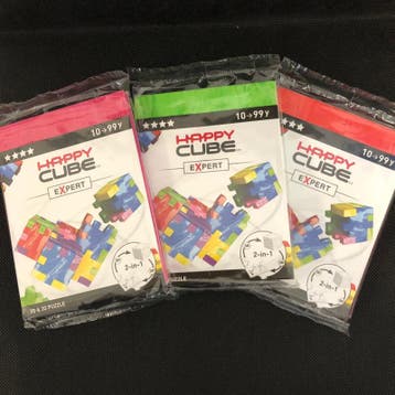 Happy Cube Expert - set van 3 (rood, groen, fuchsia), Ophalen of Verzenden, Nieuw