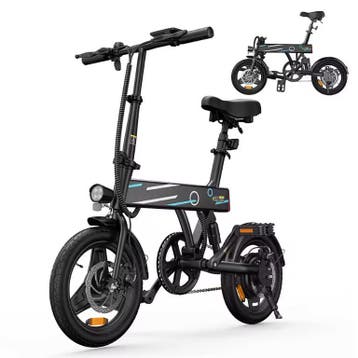 Opvouwbare Elektrische Fiets 14 Inch – 250W E-Bike LCD, Fietsen en Brommers, Elektrische fietsen, Verzenden, Nieuw