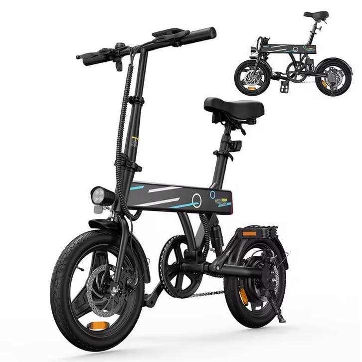 Opvouwbare Elektrische Fiets 14 Inch – 250W E-Bike LCD, Fietsen en Brommers, Elektrische fietsen, Nieuw, Verzenden