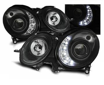 Koplampen Mercedes-Benz E-Klasse Typ W211 DRL look 06-08, Ophalen of Verzenden, Nieuw