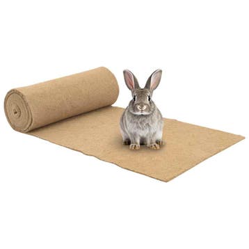 vidaXL Jute mat voor knaagdieren 0,5x5 m 5 mm, Verzenden, Nieuw