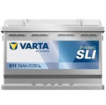 Varta Auto accu 12 volt 74 Ah SLI Dynamic type E11, Ophalen of Verzenden, Nieuw
