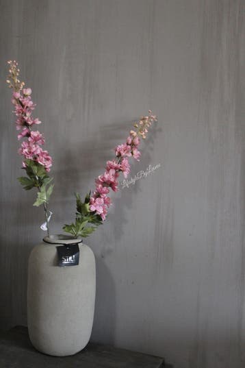 Brynxz zijden Delphinium pink 80 cm, Ophalen of Verzenden, Nieuw
