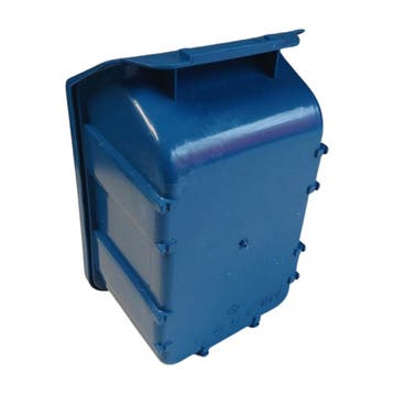 Magazijnbak, 128x204x96 mm, blauw kunststof, nieuw, Zakelijke goederen, Kantoor en Winkelinrichting | Magazijn, Stelling en Opslag