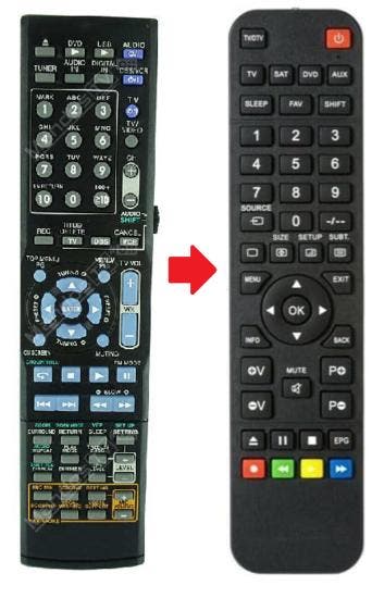 JVC RM-SNXF30R - RM-SNXF40R  - RM-SNXF3R - RM-SNXF7R afst..., Verzenden, Nieuw