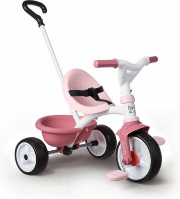 Smoby Be Move Roze Driewieler met duwstang — Zeer goed, Kinderen en Baby's, Nieuw