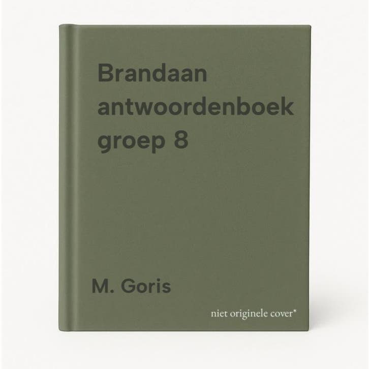 Brandaan antwoordenboek groep 8 9789034546203 M. Goris, Boeken, Schoolboeken, Gelezen, Verzenden