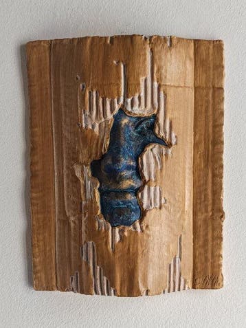 Salvatore Alibrio - Wrapping - bronze effect